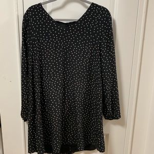 Madewell Silk Button Back Star Dress